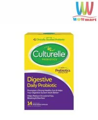 Viên uống hỗ trợ hệ tiêu hóa từ Culturelle Digestive Daily Probiotic Prebiotics 14 Capsules