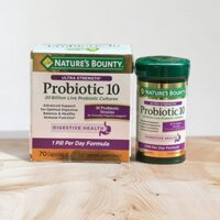 Viên uống hỗ trợ hệ tiêu hóa và đường ruột Nature’s Bounty Probiotic 10 70 viên