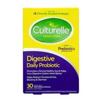 Viên uống hỗ trợ hệ tiêu hóa từ Culturelle Digestive Daily Probiotic Prebiotics 30 Capsules