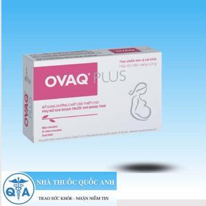 Viên Uống Hỗ Trợ Mang Thai Ovaq Plus 60 Viên