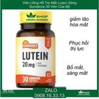 Viên Uống Hỗ Trợ Mắt Lutein 20mg Sundance 30 Viên Của Mỹ hsd 11/2024