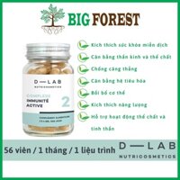 Viên uống hỗ trợ miễn dịch, Cải thiện hệ hô hấp - Complexe Immunité Active - Active Immunity Complex [D-LAB Pháp]