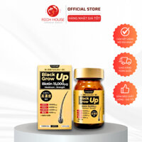 Viên uống hỗ trợ mọc tóc Black Grow Up Maximum Biotin 15000ug Eikenbi Nhật Bản - Hộp 60 viên