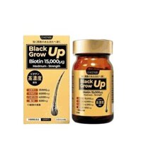 Viên uống hỗ trợ mọc tóc Black Grow Up Maximum Biotin 15,000µg