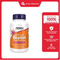 Viên uống hỗ trợ mọc tóc Now Biotin nhập khẩu Mỹ - Gymstore