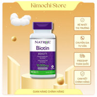 Viên Uống Hỗ Trợ Mọc Tóc Và Chống Rụng Tóc Natrol Biotin 10,000mcg Hộp 100 Viên  của Mỹ, viên uống mọc tóc biotin Mỹ