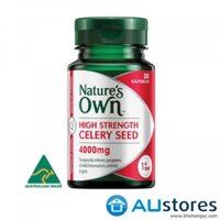 Viên uống hỗ trợ người bị Gout Nature's Own Hight Strength Celery Seed 40000mg 30 viên