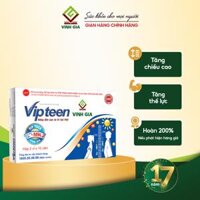 Viên Uống Hỗ Trợ Phát Triển Chiều Cao VIPTEEN VINH GIA Cho Trẻ 9 -18 tuổi 20 Viên