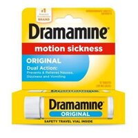 Viên uống hỗ trợ say tàu xe Dramamine Motion Sickness Relief Original Formula 12 viên