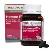 Viên uống hỗ trợ sinh sản nam Homme-F+ Max Biocare của Úc