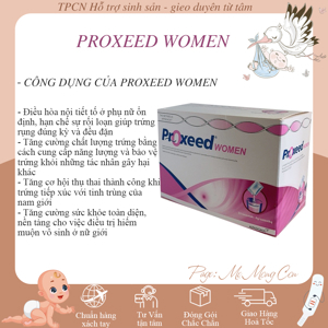 Viên uống hỗ trợ sinh sản nữ Proxeed Women