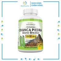 Viên uống hổ Trợ Sỏi Thận Sỏi Túi Mật Chanca Piedra Stone Breaker 1600mg 120 Viên