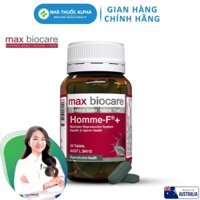 Viên Uống Hỗ trợ sức khỏe cho nam giới Homme F+ Max Biocare 20 Vên