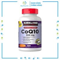 Viên Uống Hỗ Trợ Sức Khỏe Tim Mạch Kirkland Signature CoQ10 300mg 100 viên
