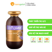 Viên uống hỗ trợ sức khỏe tim mạch, giảm cholesterol, cải thiện chức năng mạch máu Super Omega 3:6:9 SpringLeaf 365 viên