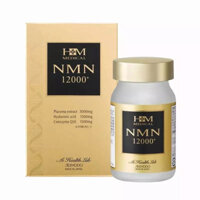 Viên uống hỗ trợ sức khỏe và sắc đẹp Aishodo NMN 12000 Nhật Bản