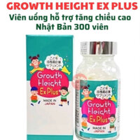 Viên uống hỗ trợ tăng chiều cao Growth Height EX Plus Nhật Bản - Lọ 300 viên
