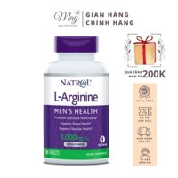 Viên Uống Hỗ Trợ Tăng Cường Sinh Lý, Cải Thiện Sức Khỏe Nam Giới Natrol L-Arginine 3000mg (Lọ 90 Viên)