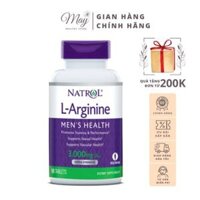 Viên Uống Hỗ Trợ Tăng Cường Sinh Lý, Cải Thiện Sức Khỏe Nam Giới Natrol L-Arginine 3000mg (Lọ 90 Viên)