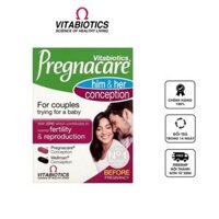 Viên uống hỗ trợ tăng khả năng thụ thai Pregnacare Him & Her Conception