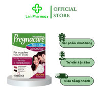 Viên uống hỗ trợ tăng khả năng thụ thai Pregnacare Him & Her Conception hộp 60 viên bổ sung vitamin acid folic trước bầu