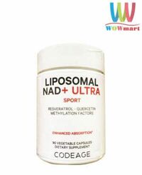 Viên uống hỗ trợ tăng NAD+ CodeAge Liposomal NAD+ Ultra 90 Capsules