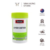 Viên Uống Hỗ Trợ Thải Độc Gan Swisse Liver Detox Của Úc Giảm Chứng Khó Tiêu