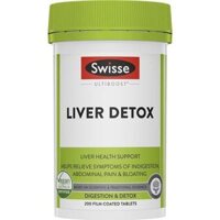Viên uống hỗ trợ thải độc gan Swisse Ultiboost Liver Detox của Úc 200 viên