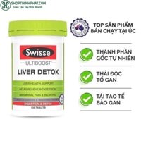 Viên Uống Hỗ Trợ Thải Độc Gan Swisse Liver Detox Healthy Care Extaste 60/120/200 Viên NTDT