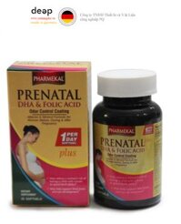 Viên Uống Hỗ Trợ Thai Kỳ Pharmekal Prenatal DHA And Folic Acid 60 Viên  DEEP30 www.yeuhangduc.vn sẵn sàng cho bạn