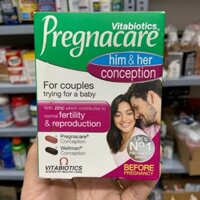 Viên uống hỗ trợ thụ thai date 2/25 Pregnacare Him & Her Conception - EDS Mart