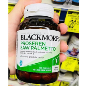 Viên uống hỗ trợ tiền liệt tuyến Blackmores Proseren Saw Palmetto 120 viên
