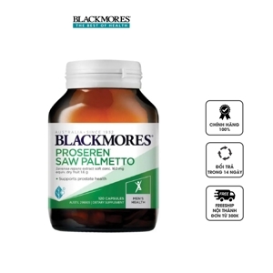 Viên uống hỗ trợ tiền liệt tuyến Blackmores Proseren Saw Palmetto 120 viên