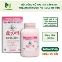 Viên Uống Hỗ Trợ Tiền Mãn Kinh Kobayashi Inochi No Haha 840 Viên Nhật Bản