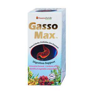 Viên uống hỗ trợ tiêu hóa Gasso Max hộp 30 viên