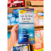 Viên uống hổ trợ tiêu hoá KIRKLAND Fast Acting Lactase 180 v của MỸ