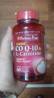 Viên uống hỗ trợ tim mạch coq10 & l-carnitine Puritan's Pride