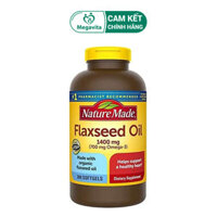 Viên Uống Hỗ Trợ Tim Mạch Và Trí Não – Omega 3 6 9 Flaxseed Oil Nature Made của Mỹ hộp 300 viên