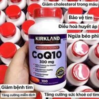 Viên uống hỗ trợ tim mạch Kirkland Signature CoQ10 300 mg