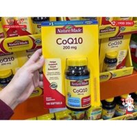 Viên Uống hỗ trợ Tim Mạch CoQ10 Nature Made 140 viên - Hãng mỹ chính hãng