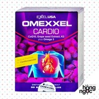 Viên uống hỗ trợ tim mạch Omexxel Cardio (30 viên), chống lão hoá, hạ mỡ máu, giảm cholesterol xấu