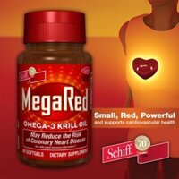 VIÊN UỐNG HỖ TRỢ TIM MẠCH SCHIFF MEGARED SUPERIOR OMEGA 3 - 80 VIÊN.