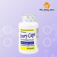 Viên uống hỗ trợ trắng da giảm nám Ivory caps glutathione 60 viên của Mỹ