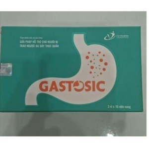 Viên uống hỗ trợ trào ngược dạ dày gastosic cvi 30 viên