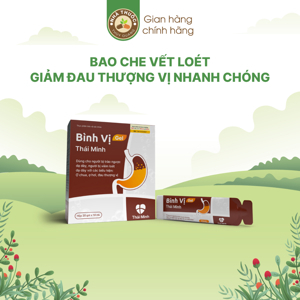 Viên Uống Hỗ Trợ Trào Ngược, Viêm Loét Dạ Dày Bình Vị Thái Minh 2X10