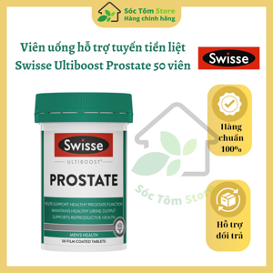 Viên uống hỗ trợ tuyến tiền liệt Swisse Ultiboost Prostate 50 viên