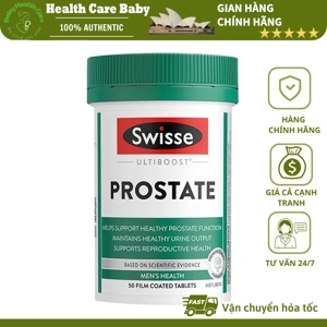 Viên uống hỗ trợ tuyến tiền liệt Swisse Ultiboost Prostate 50 viên
