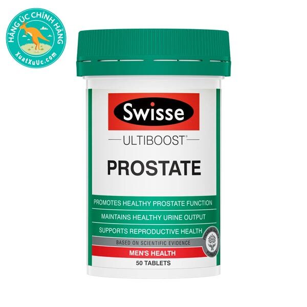 Viên uống hỗ trợ tuyến tiền liệt Swisse Ultiboost Prostate 50 viên