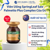 Viên Uống Hỗ Trợ Tuyến Tiền Liệt Cải Thiện Đường Tiết Niệu SpringLeaf Saw Palmetto Plus Complex Của Úc (60 viên)