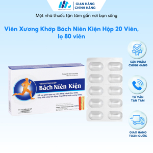 Viên uống hỗ trợ xương khớp Bách Niên Kiện - 80 viên/lọ